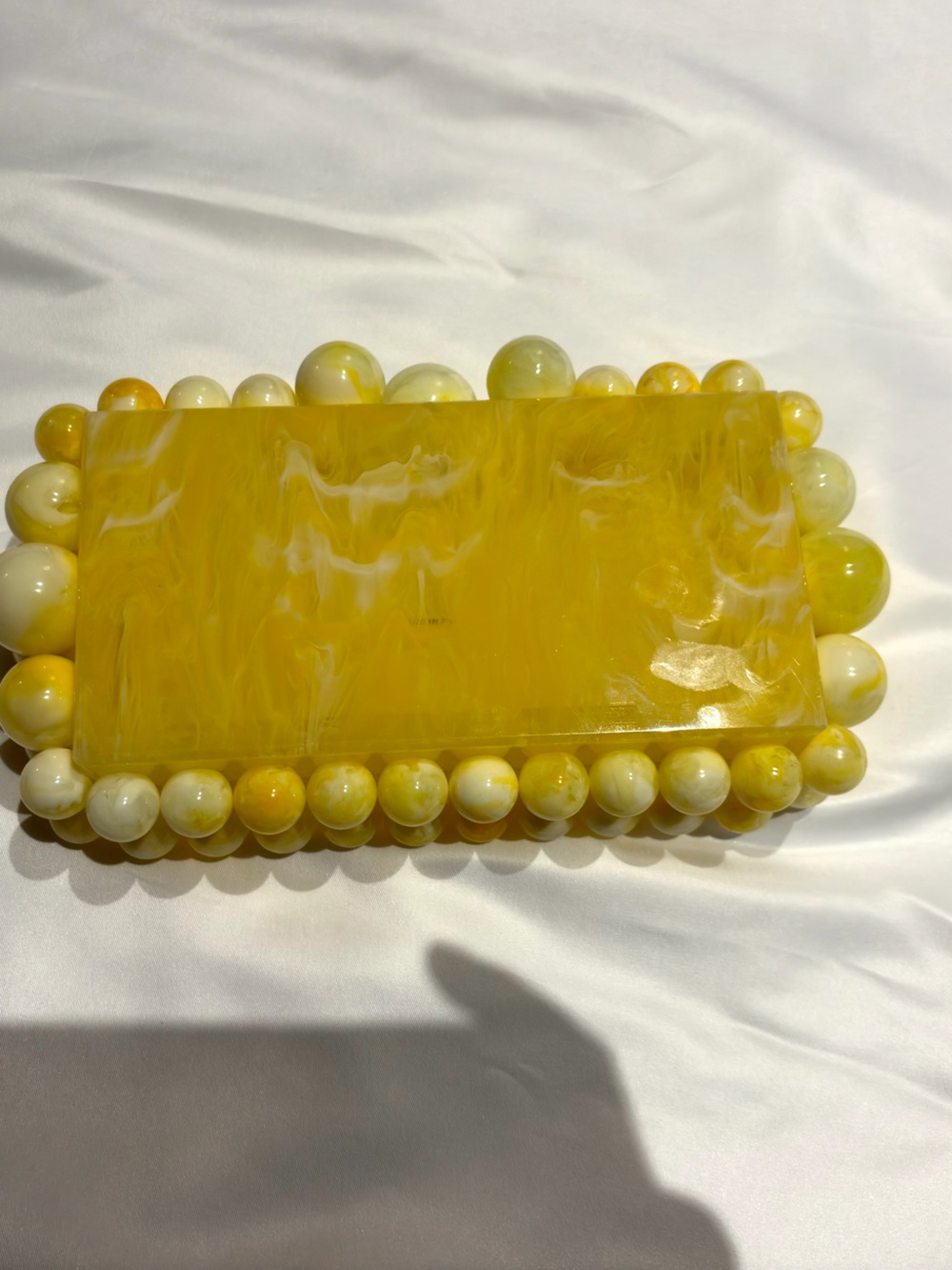 Cult Gaia Yellow Quartz EOS Clutch Bag - Picture 4 of 7
